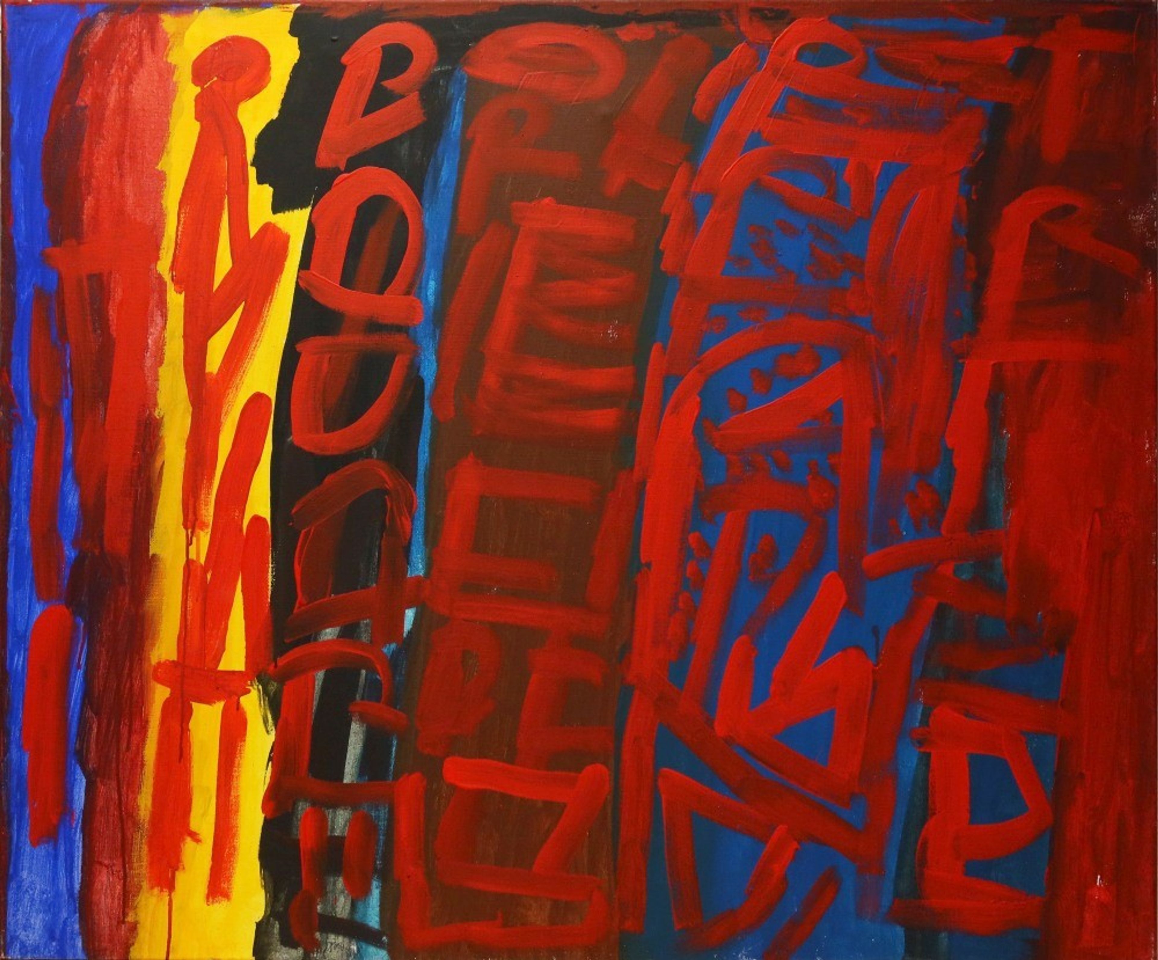 Rote Sonne und der Mond