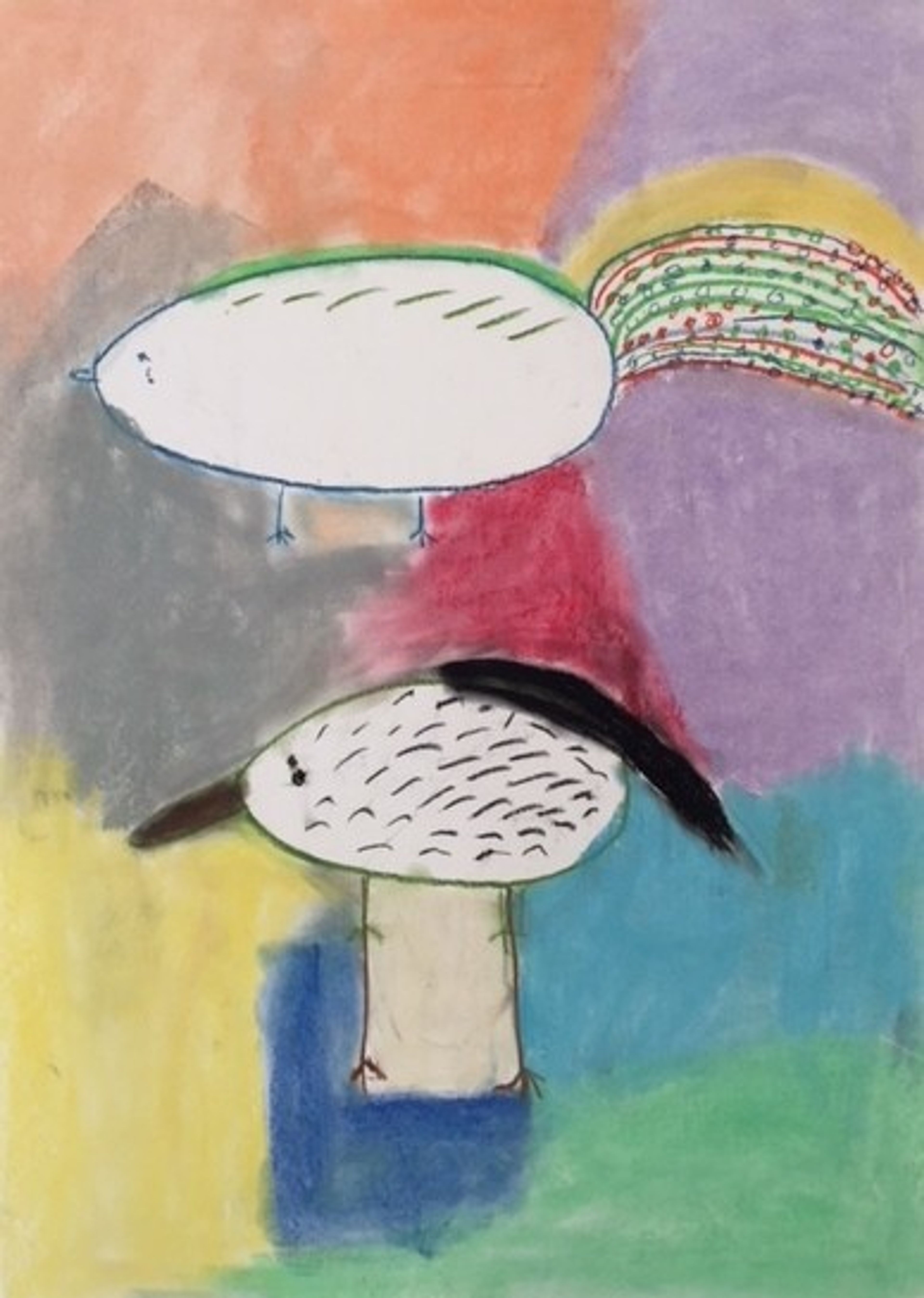 zwei Vögel